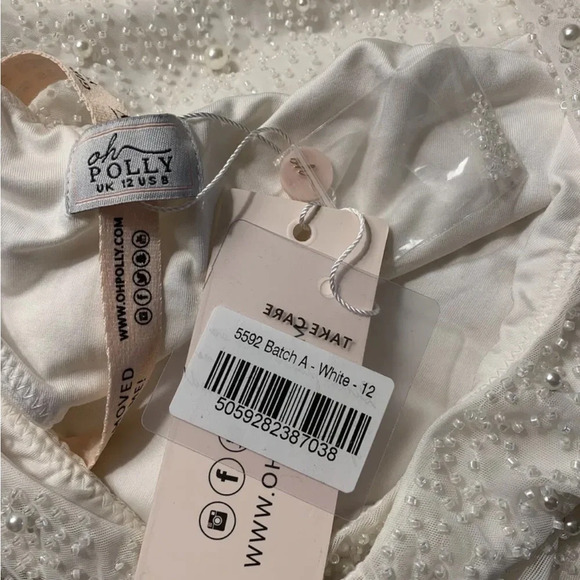 Oh Polly White Mini Dress - Picture 3 of 6